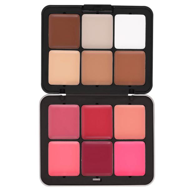 ONarisae Foldable Makeup Kit Eyeshadow Palette Includes Blush Highlighter and 9 Eyeshadows