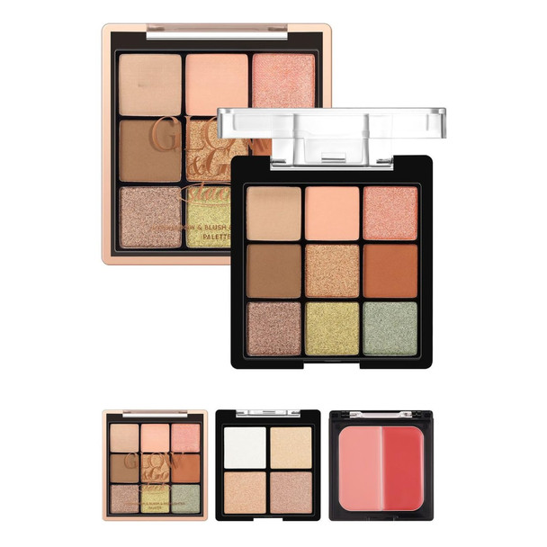 ONarisae Foldable Makeup Kit Eyeshadow Palette Includes Blush Highlighter and 9 Eyeshadows
