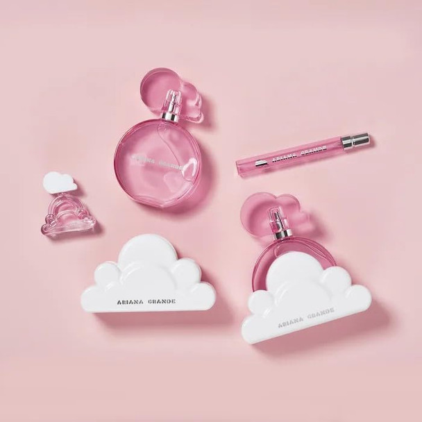 Ariana Grande Cloud Pink Eau de Parfum  Long Lasting Fragrance with Dragon Fruit Vanilla Orchid and Amber Woods Gourmand Musk Women’s Perfume