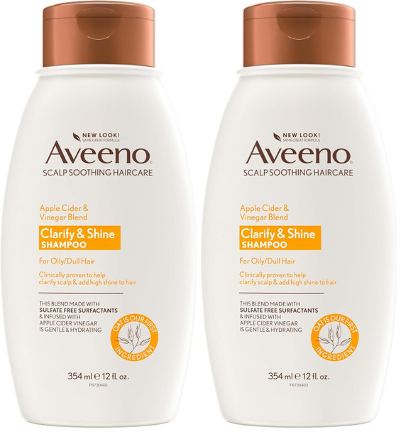 Aveeno Apple Cider Vinegar Clarifying Shampoo