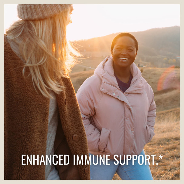 Nature's Way Sambucus Advanced Immune Capsules with Black Elderberry, Vitamin C, Vitamin D, Echinacea*, and Zinc, Immune Support with EpiCor*, 80 Count