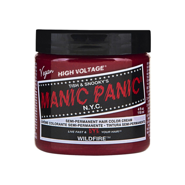 Manic Panic Semi-Permanent Hair Color Cream, Wildfire 4 oz