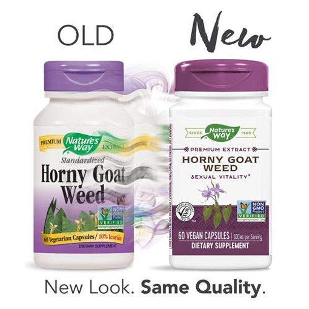 Nature'S Way Horny Goat Weed Extract 60 Cap - 2 Pack