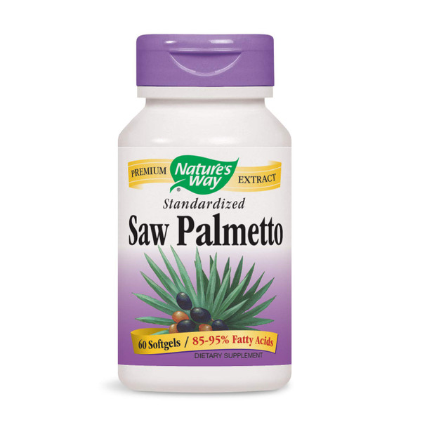 Nature'S Way Saw Palmetto, 160 Mg Per Serving, 60 Softgels