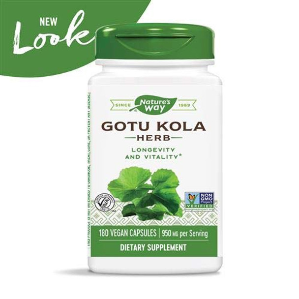 Nature's Way Gotu Kola Herb Caps, 180 ct