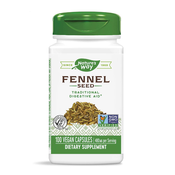 Nature'S Way Fennel Seed 480 Mg, 100 Vcaps Nature'S Way Fennel Seed 480 Mg, 100 Vcaps