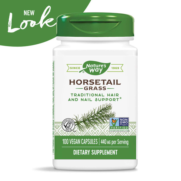 Nature's Way Horsetail Grass 440 mg, 100 Capsules