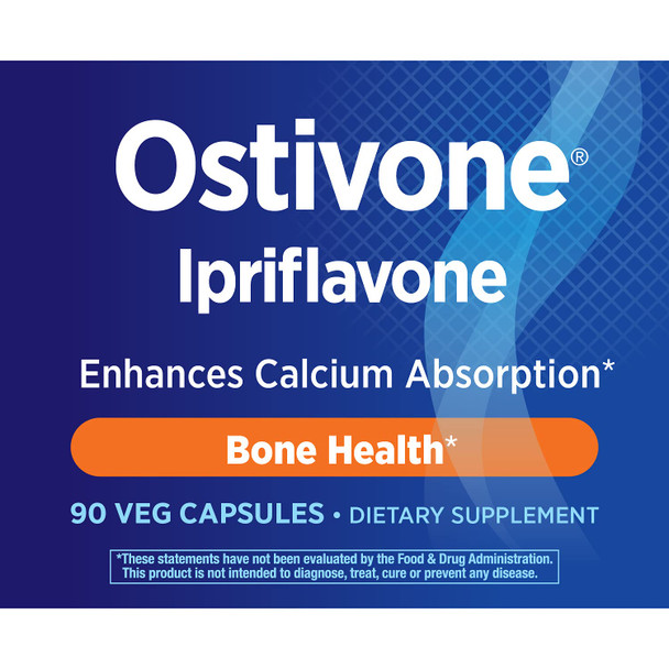 Nature's Way Ostivone, Ipriflavone, Supports Bone Health*, Vegetarian, 90 Capsules