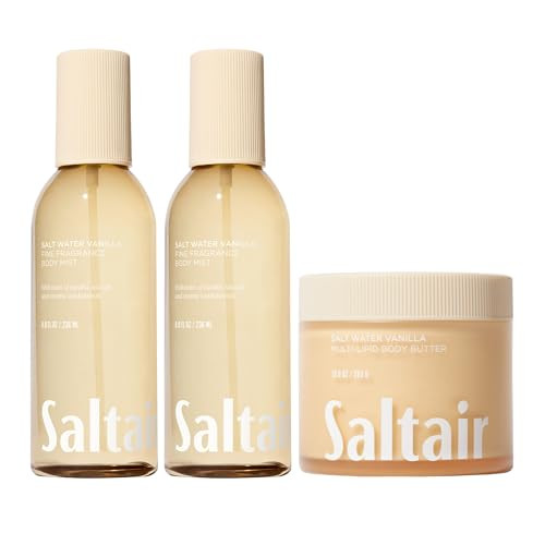 Saltair Body Care Setbody Mist plus Body Buttersalt Water Vanillalight Scent Layering And Daily Hydration For A Soft Finish And An Easy Coordinated Regimen