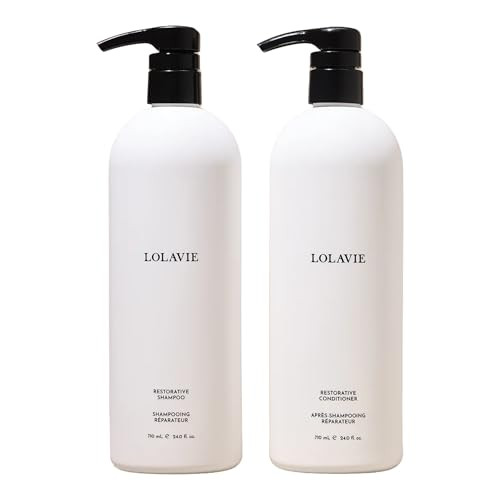 Lolavie Mega Wash Day Essentialsincludes Restorative Shampoo And Conditioner 12X Softer Smoother Hair Gentle Color Safe All Hair Types 24 Oz 24 Oz