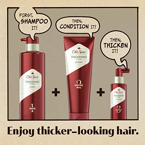 Old Spice Hair Thickening Treatment For Men Infused With Castor Oil Step 3 3.7 Fl Oz
