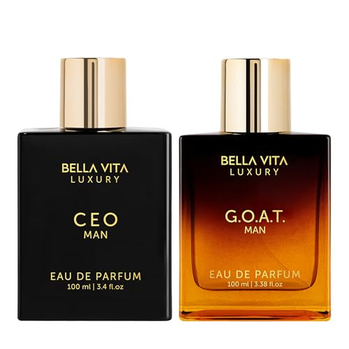 Bella Vita Luxury Bellavita Luxury Sigma Male Ceo Man And Goat Man Perfume Cologne For Men 2X100Ml Combogift For Fathers Daycologne With Lemon Lavender Tonka And Agarwood Perfume