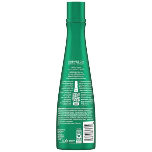 Nexxus Unbreakable Care Thickening Conditioner With Keratin Collagen Biotin For Fine And Thin Hair 13.5 Oz Pack Of 2