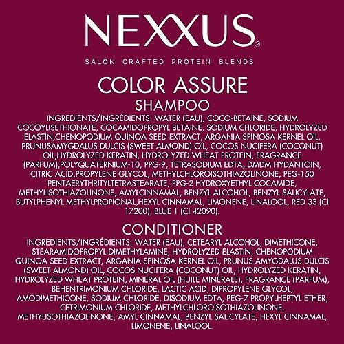 Nexxus Color Assure Shampoo And Conditioner 32 Fluid Ounce Pack Of 2