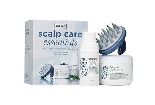 Briogeo Scalp Revival Scalp Care Essentials Setdetox And Hydrate Your Scalp With Charcoal plus Tea Treeinfused Treatmentsvegan And Cruelty