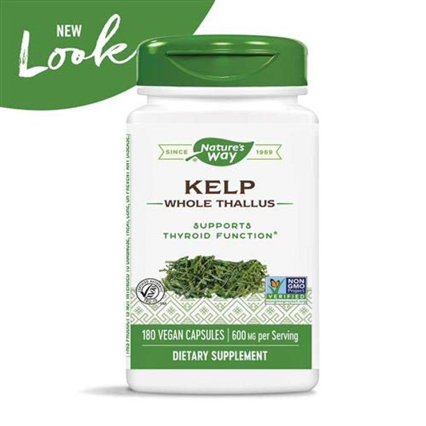 Nature's Way Kelp, 180 Capsules (Pack of 2)