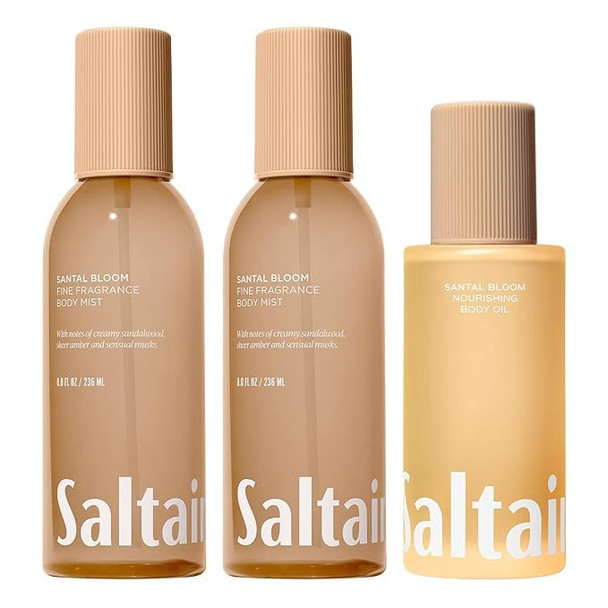 Saltair Body Care Setbody Oil plus Body Mistsantal Bloom 2 Packlight Scent Layering And Daily Hydration For A Soft Finish And An Easy Coordinated Regimen