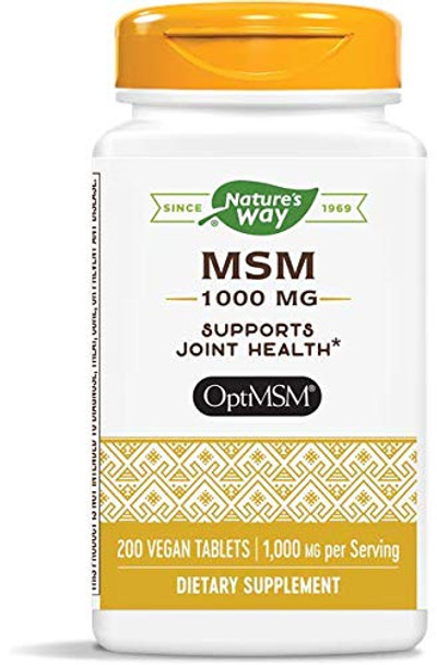 NATURE'S WAY, MSM 1000mg - 200 vegicaps