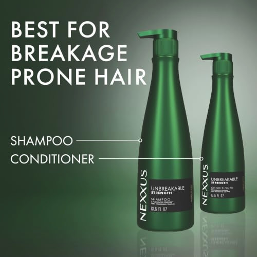 Nexxus Unbreakable Anti Breakage Conditioner For Strengthening For Fine And Thin Hair Hair Care Powered By Duraplex Foritifier Technology With Thickening Complex 13.5
