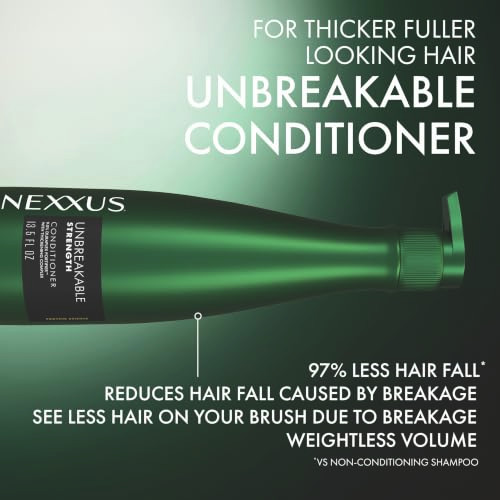 Nexxus Unbreakable Anti Breakage Conditioner For Strengthening For Fine And Thin Hair Hair Care Powered By Duraplex Foritifier Technology With Thickening Complex 13.5
