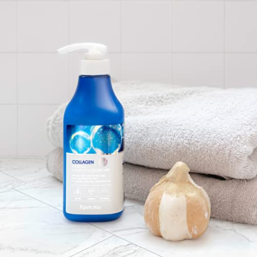 Farmstay Collagen Water Full Shampoo And Conditioner 2In1 530Ml