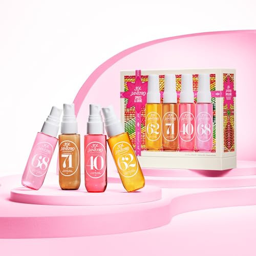 Sol De Janeiro Spritz And Shine Cheirosa Perfume Mist Setamazon Exclusiveperfume Mist Discovery Set Of 4Holiday Set 48 Value