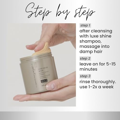Kenra Platinum Luxe Shine Mask Shineenhancing Intensive Conditioning Mask Increases Slip Smoothness And Improves Manageability Experience 2X Stronger Hair 72 Hour Humidity Protection 6 Oz