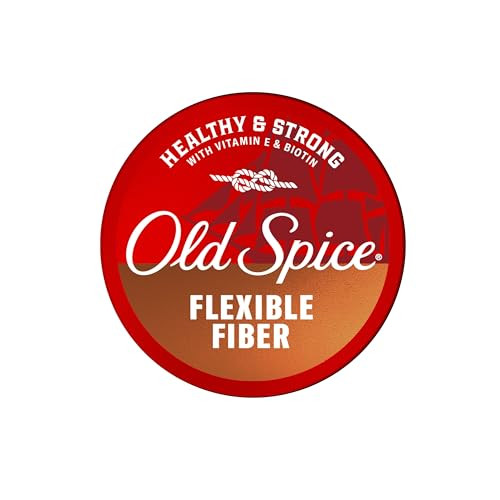 Old Spice Mens Hair Fiber Flexible Fiber Healthy And Strong With Vitamin E And Biotin Hair Styling Low Hold Low Shine 2.22 Oz