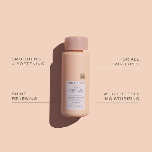 Kristin Ess One Signature Conditioner For Dry Damaged Hair Moisturizing Smoothing And Softening Sulfate Color And Keratin Safe 10 Fl Oz Pack Of 3