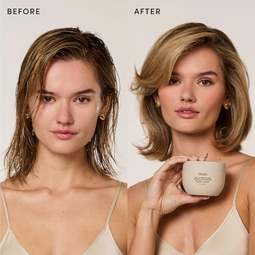 Ouai Fine To Medium Hair Treatment Mask 3.4 Ozlightweight Deep Conditioning Hair Mask With Shea Butter Keratin And Panthenol Helps Hydrate Strengthen And Repair Damage
