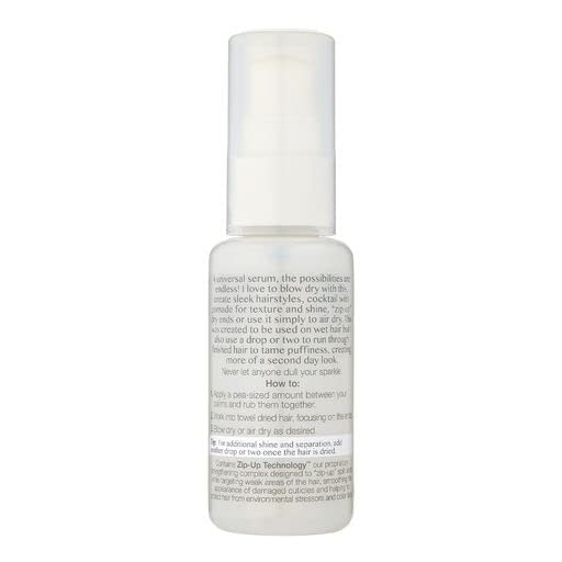 Kristin Ess Hair Weightless Shine Working Hair Serum Frizz Taming Cuticle Smoothing Moisture Locking Shine Enhancing Color plus Keratin Safe 1.7 Fl Oz Pack Of 4
