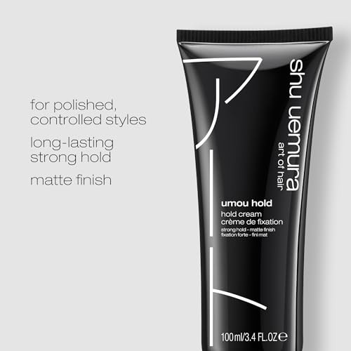 Shu Uemura Art Of Hair Umou Hold Cream For Styling professional Styling Formula Provides Longlasting Hold Adds Dimension And Shine Perfect For Polished Looks 3.4 Fl Oz