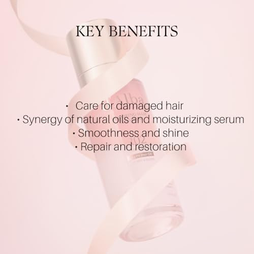 DAlba Piedmont Dalba Piedmont Professional Reparing Hair Oil Serum Silky And Glossy Hair Lightweight And Airy Finish Argan Oil Amino Acid Protein Complex Rose Freesia Scent 2.54 Fl Oz