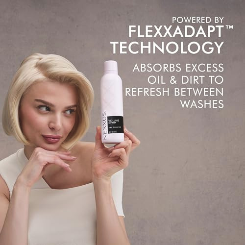 Nexxus Styling Refreshing For Hair Volume Volume Refresh Dry Shampoo Powered By Flexxadapt Technology And Infused With A Protein Complex 5 Oz