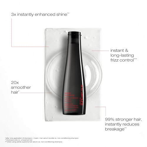 Shu Uemura Art Of Hair Ashita Supreme Shampoo For Dull Hair adds Shine Reduces Frizz Strengthens Strands Prevents Breakage 10 Fl Oz