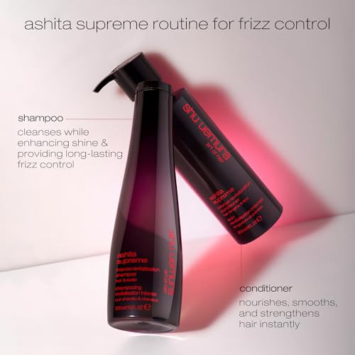 Shu Uemura Art Of Hair Ashita Supreme Shampoo For Dull Hair adds Shine Reduces Frizz Strengthens Strands Prevents Breakage 10 Fl Oz