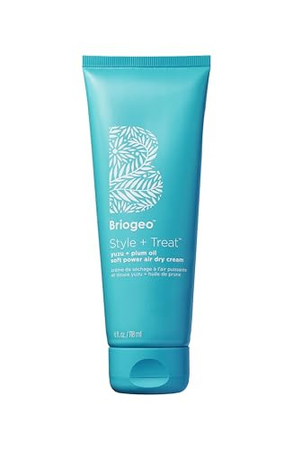 Briogeo Style plus Treat Yuzu plus Plum Oil Soft Power Air Dry Creamleavein Antifrizz Styling Cream For Waves Curls And Coilssiliconefreevegan And Crueltyfree4 Oz