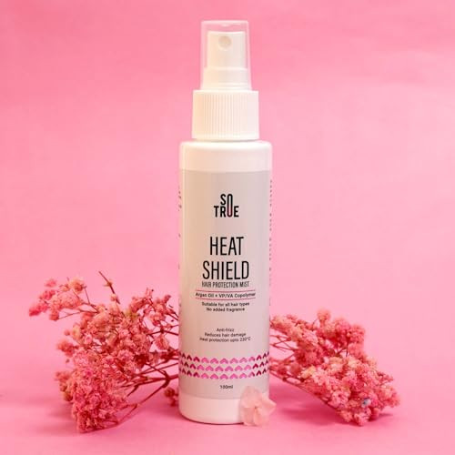 Sotrue Heat Shield Hair Protection Spray For Hairantifrizz Reduces Hair Damagefor All Hair Types Fragrance Mist Sprayheat Protection Upto 230 C 100Ml