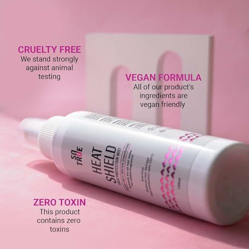 Sotrue Heat Shield Hair Protection Spray For Hairantifrizz Reduces Hair Damagefor All Hair Types Fragrance Mist Sprayheat Protection Upto 230 C 100Ml