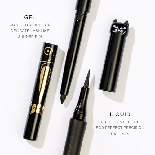 Tarte Sex Kitten Liquid Liner Liquid Eyeliner Pen With Castor Oil For Bold Nourished Lashes Waterproof Allday Wear Easy To Apply Vegan And Crueltyfree Full Size Black