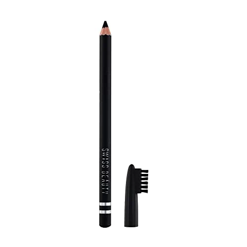 Swiss Beauty Waterproof Eyebrow Pencil With Brushsmudge Proof Eyebrow Definer Pencilshade Black 1.5G
