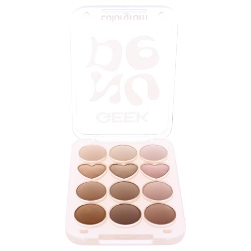 Colorgram Pin Point Eyeshadow Palette 07 Nude Plus Geek By Romandnd For Women Eye Shadow 0.3 Oz