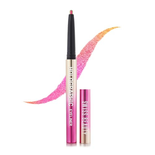 Swiss Beauty Holographic Shimmery Pencil Eyeliner Pink