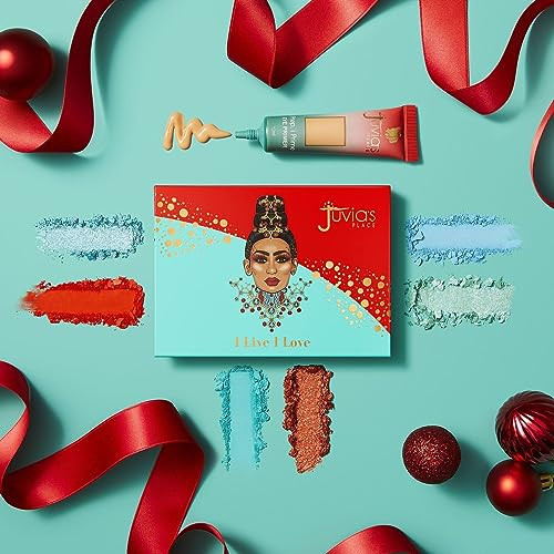 JuviaS Place Juvias Place I Live I Love Kit Includes A 6 Pan Pressed Pigments Palette And Primer Professional Makeup Pigmented Pan Palette Makeup Palette Creamy Luxurious Pressed Pigments Primer