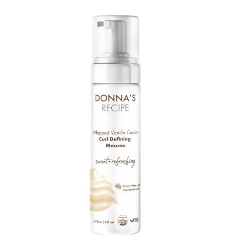 DonnaS Recipe By Tabitha Brown Donnas Recipe By Tabitha Browncurl Defining Mousse Whipped Vanilla Cream Lightweight Soft Hold Frizzfree Gloss 8.5 Fl Oz