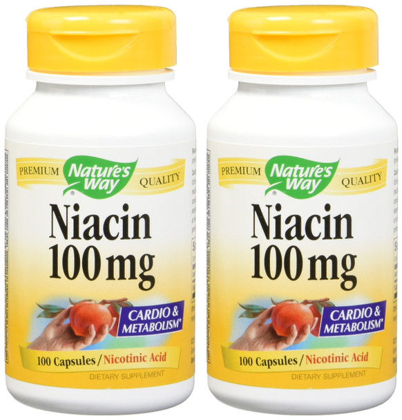 Niacin 100Mg 100 Capsules (Pack Of 2)