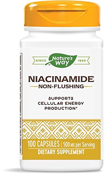 Nature's Way Niacinamide 500mg - 100 Capsules (4 Pack)