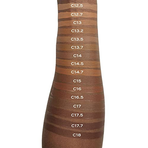 Revolution Beauty London Revolution Conceal And Define Concealer Full Coverage And Lightweight Longlasting Matte Finish Vegan And Cruelty C17 Dark To Deep Skin Tones 0.14 Oz