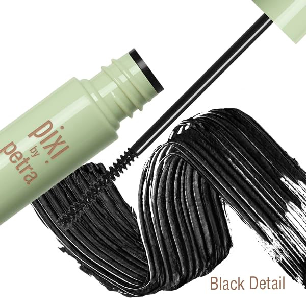 Pixi Beauty Lower Lash Mascara Waterresistant Formula Slim Brush With Short Bristles Vitamin E And Panthenol For Lashes 3.2Ml 0.11Fl Oz