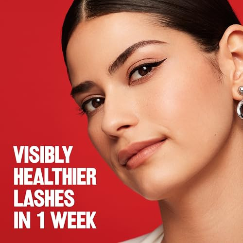 Revlon Colorstay Lash Serum plus Liner Waterproof Eyeliner Healthier Looking Eyelashes Smudgeresistant Flexible Brush Tip 001 Blackest Black